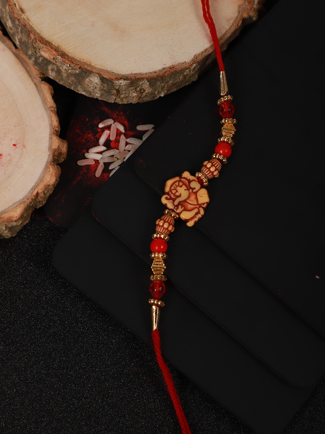 YouBella Rakhi and Greeting Card Combo for Brother